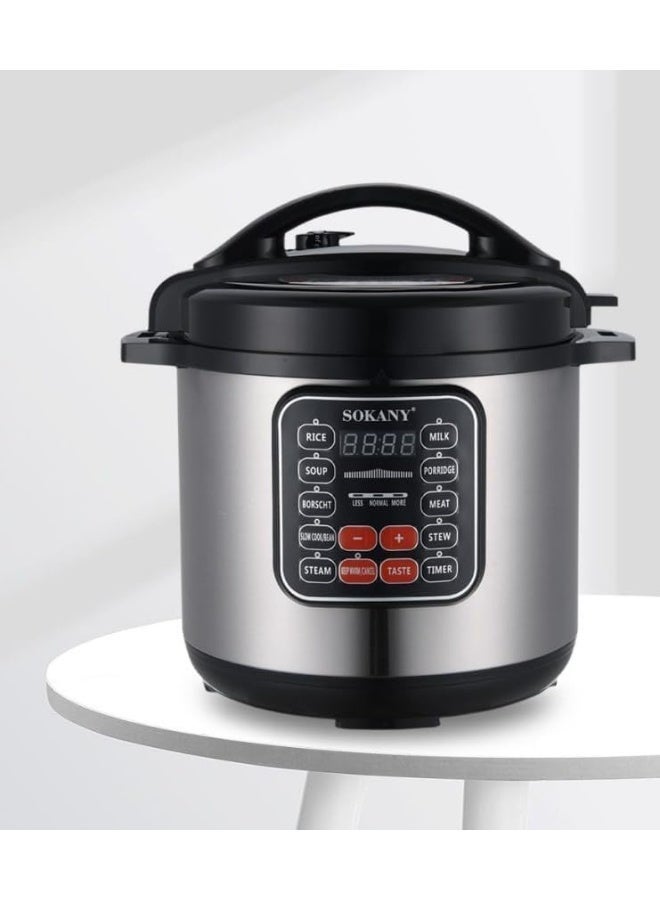 sokany SK-2403 Pressure Cooker  9 Liters 1200 Watts - Image 3